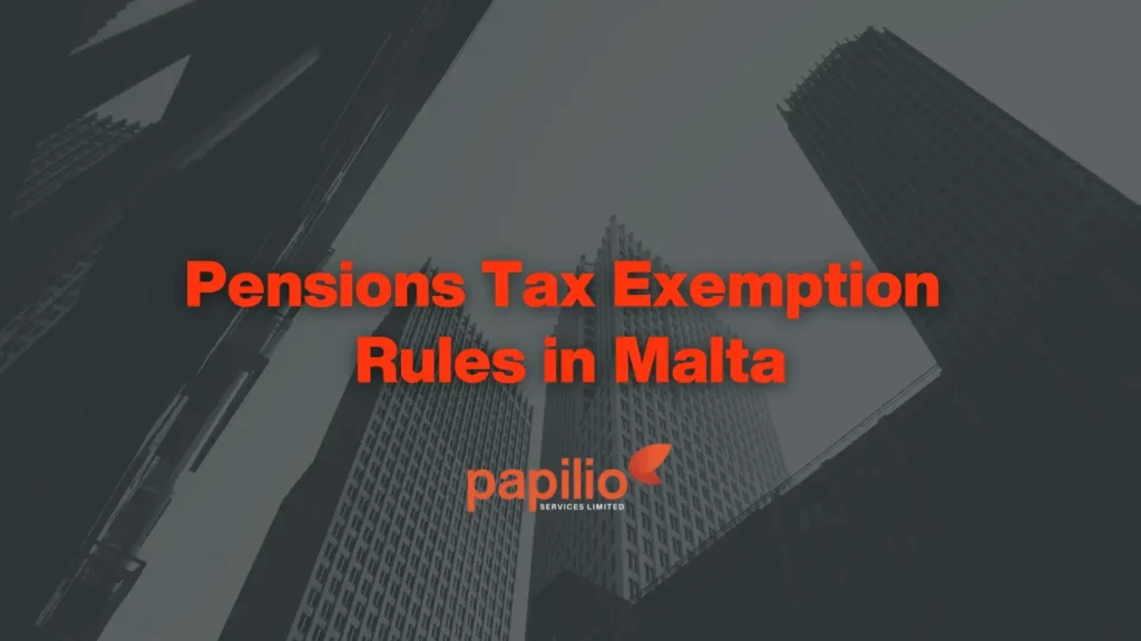Pensions Tax Exemption Rules in Malta - GLE News
