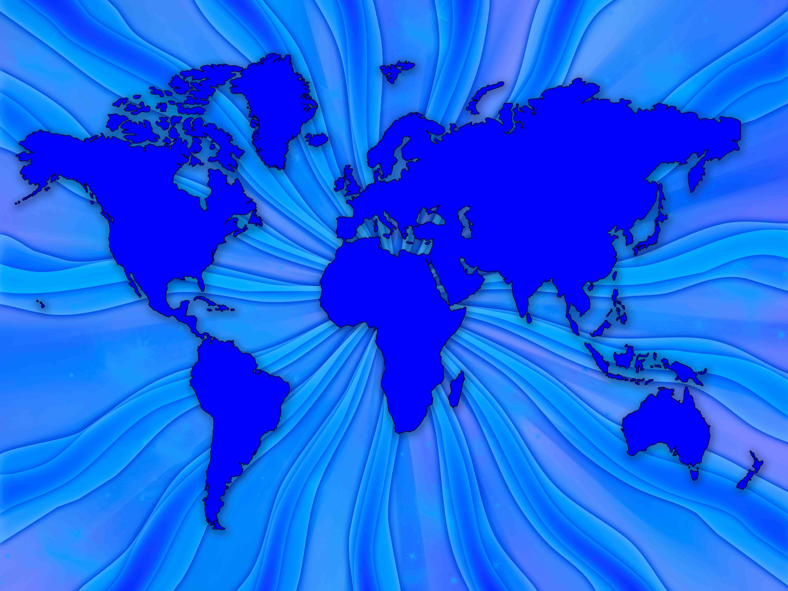 Cross-Border Estate Planning 101 Blue world map | GLE NEws