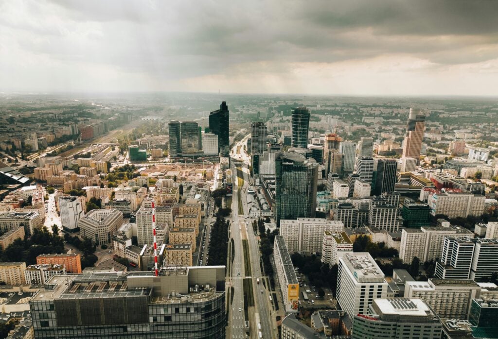 Home - Free Photo Of Aerial View Warsaw Downtown Poland - Global Law Experts