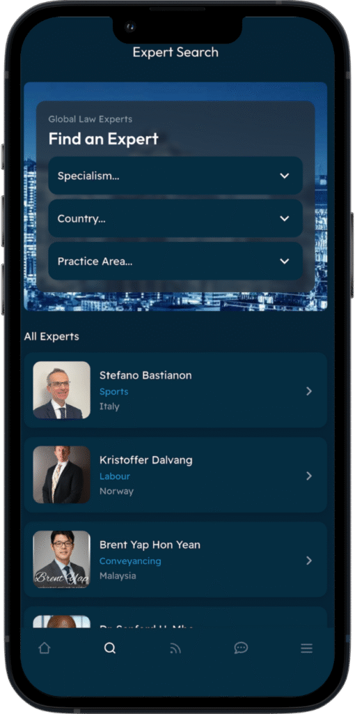 App Features - App2 1 - Global Law Experts