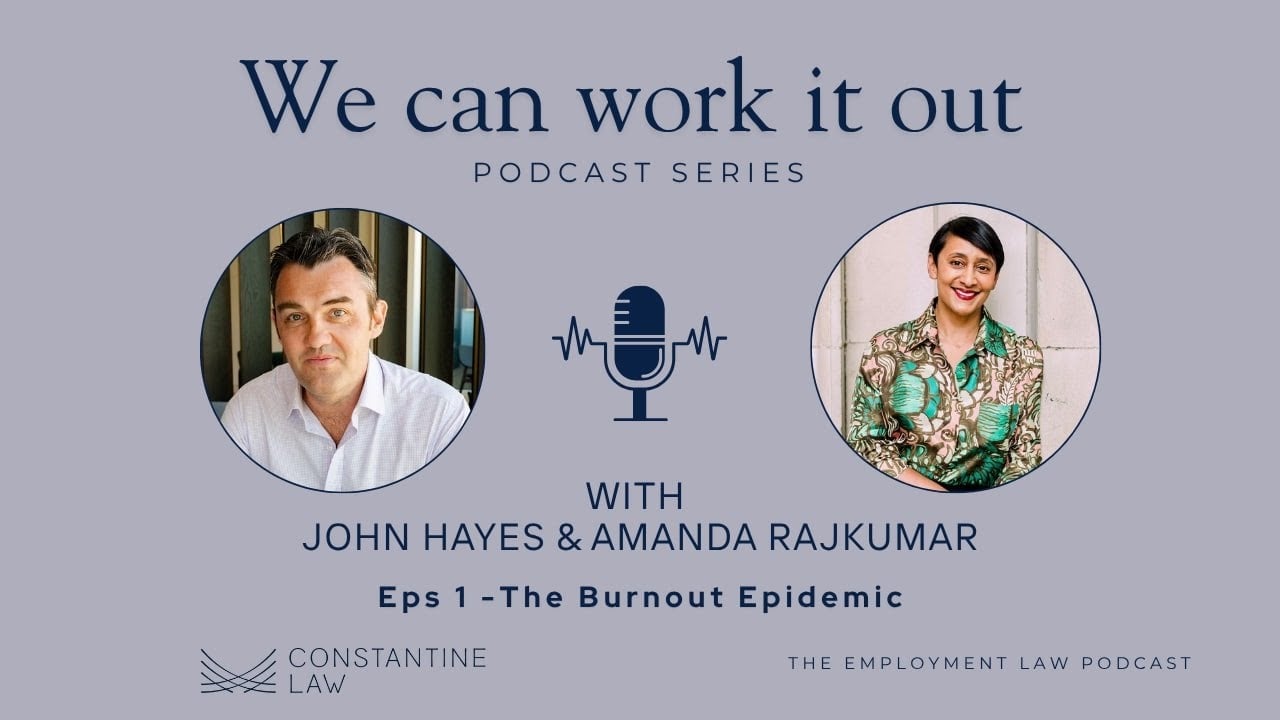 Ep 10 - We Can Work It Out 1 The Burnout Epidemic With Amanda Rajkumar