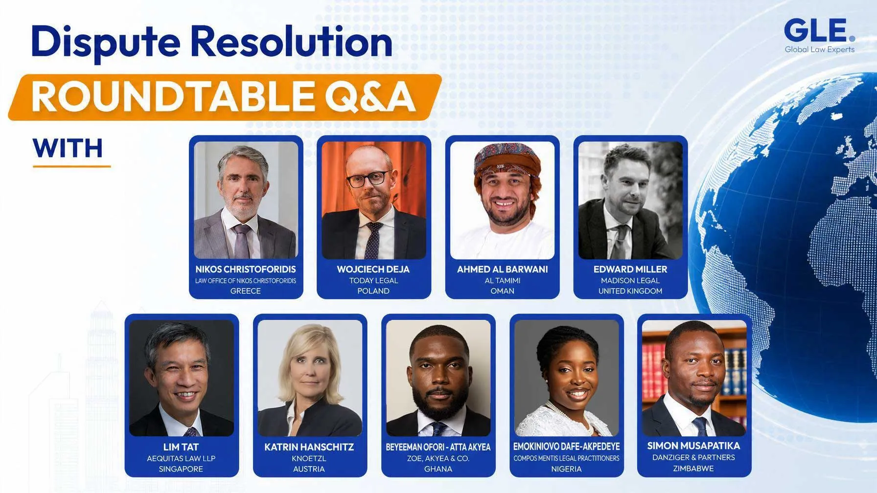 Home - Global Law Experts Roundtable Dispute Resolution Law 1 - Global Law Experts