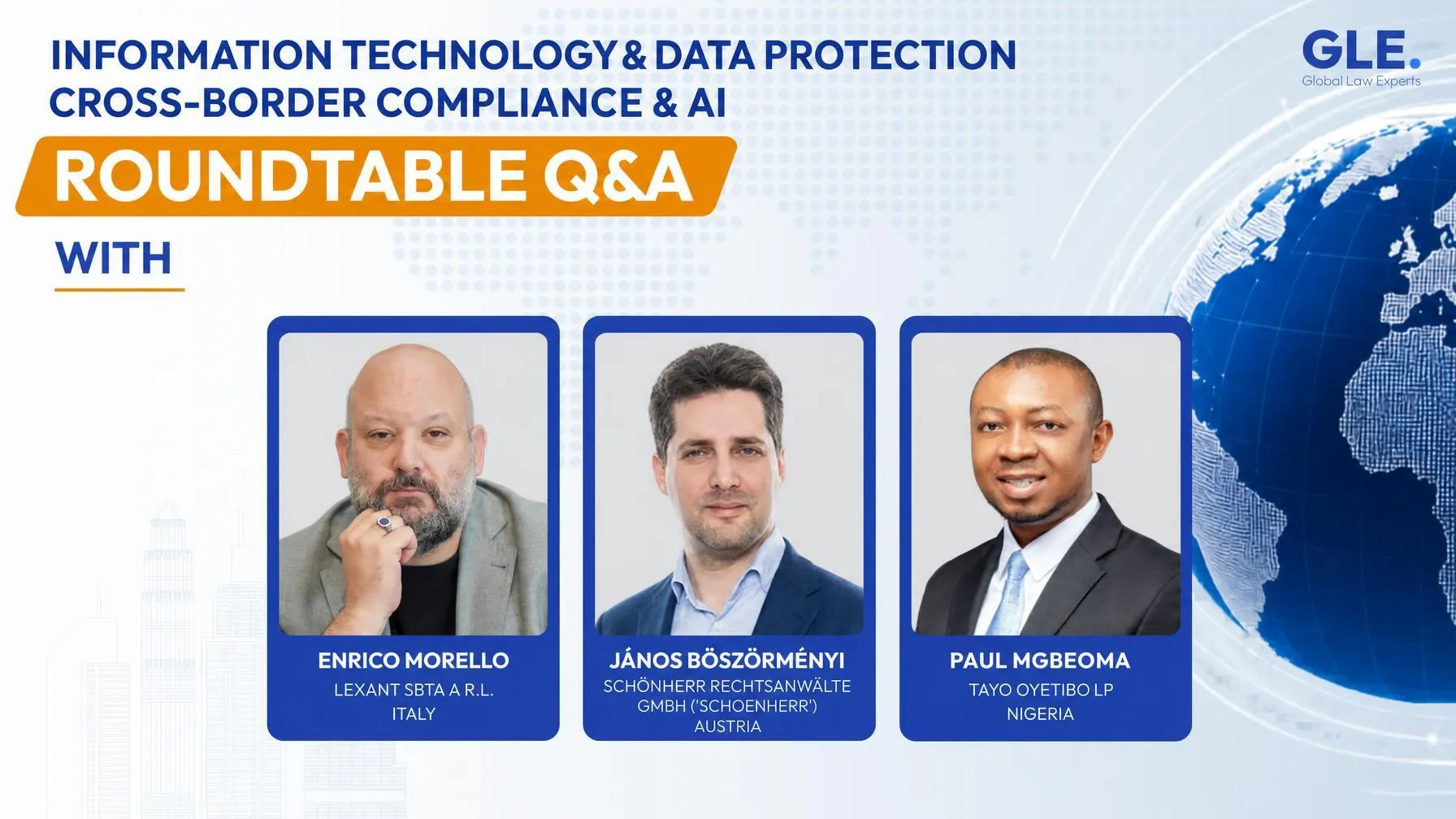 Home - Information Technology Data Protection Cross Border Compliance Ai - Global Law Experts