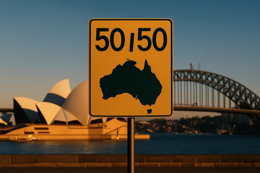 50/50 joint venture australia