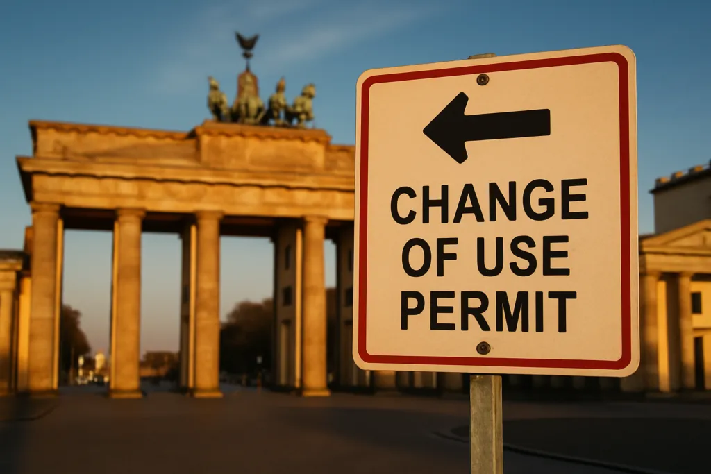 Change Of Use Permit Germany
