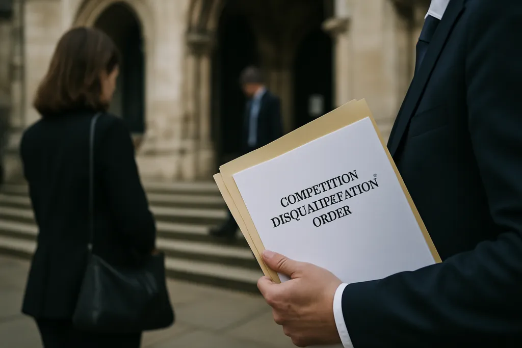 competition disqualification orders uk