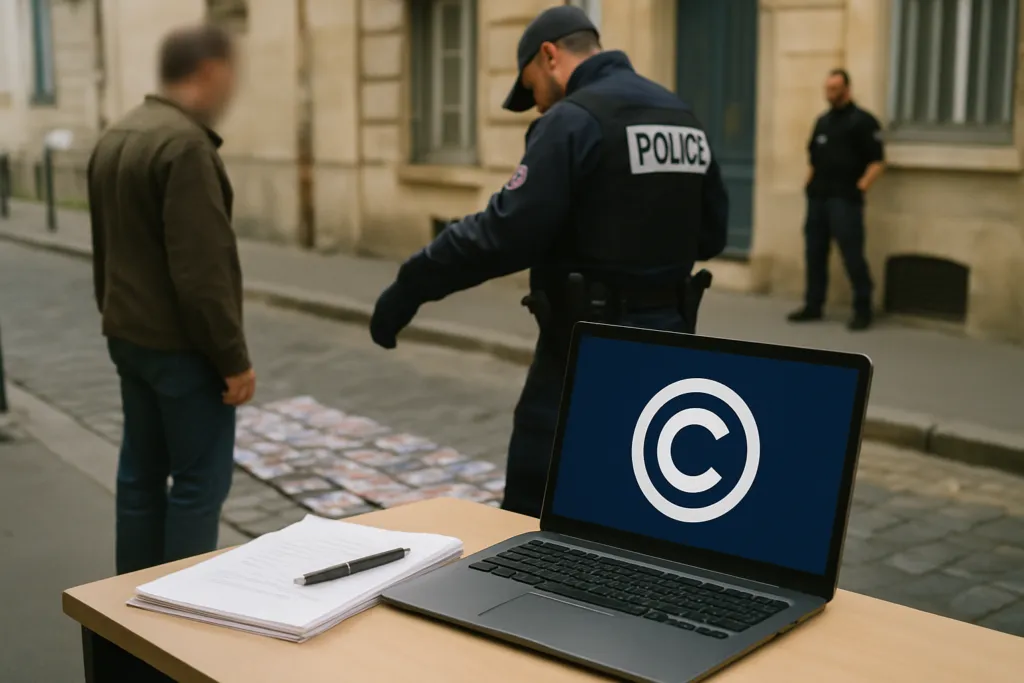 copyright enforcement france