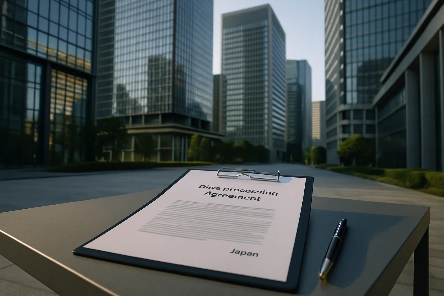 data processing agreement japan