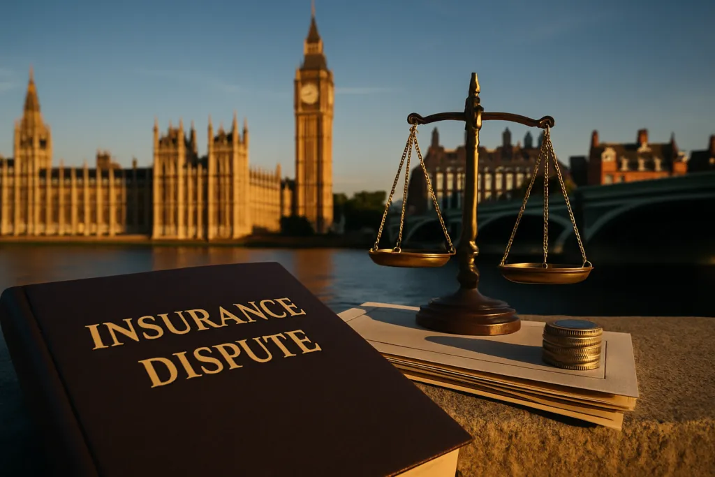 insurance dispute legal costs uk