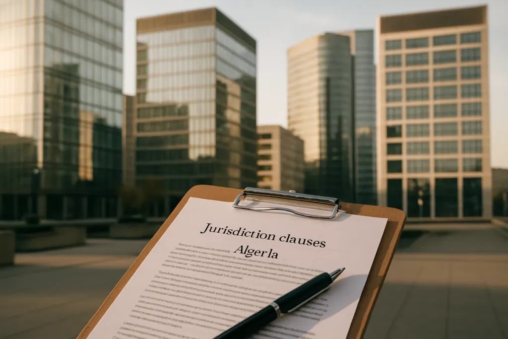 jurisdiction clauses algeria