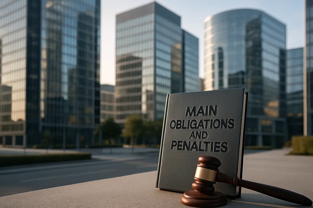 main obligations and penalties