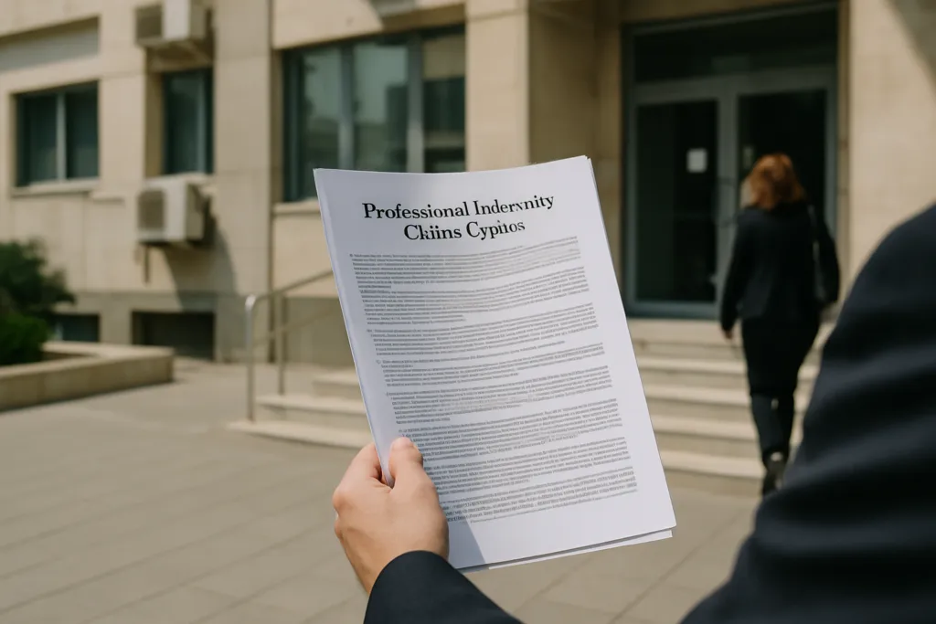 professional indemnity claims cyprus