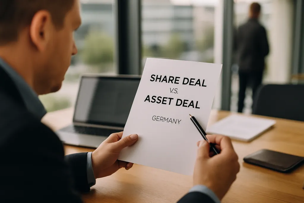 share vs asset deal germany