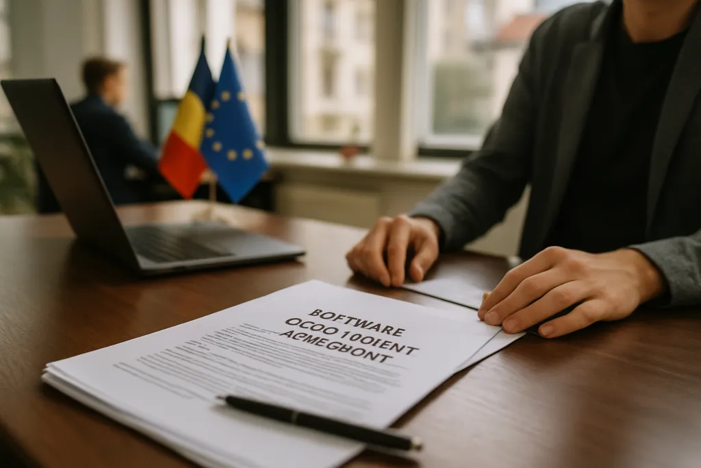 software development agreements romania
