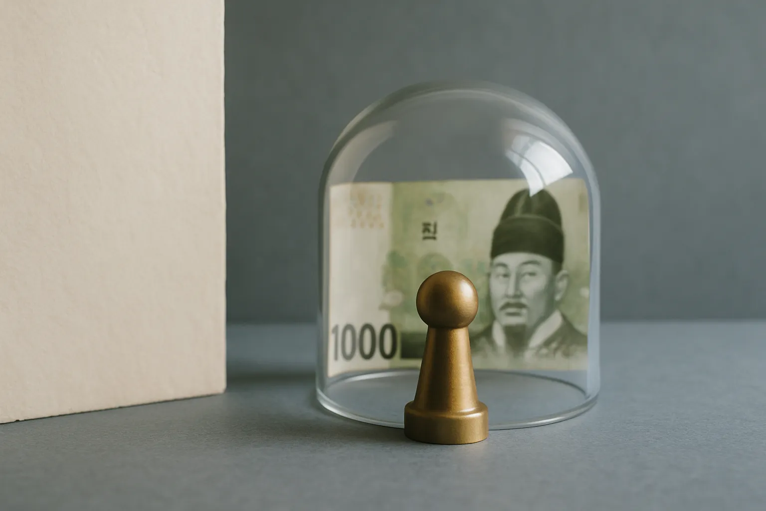 stop korean counterparty from moving assets
