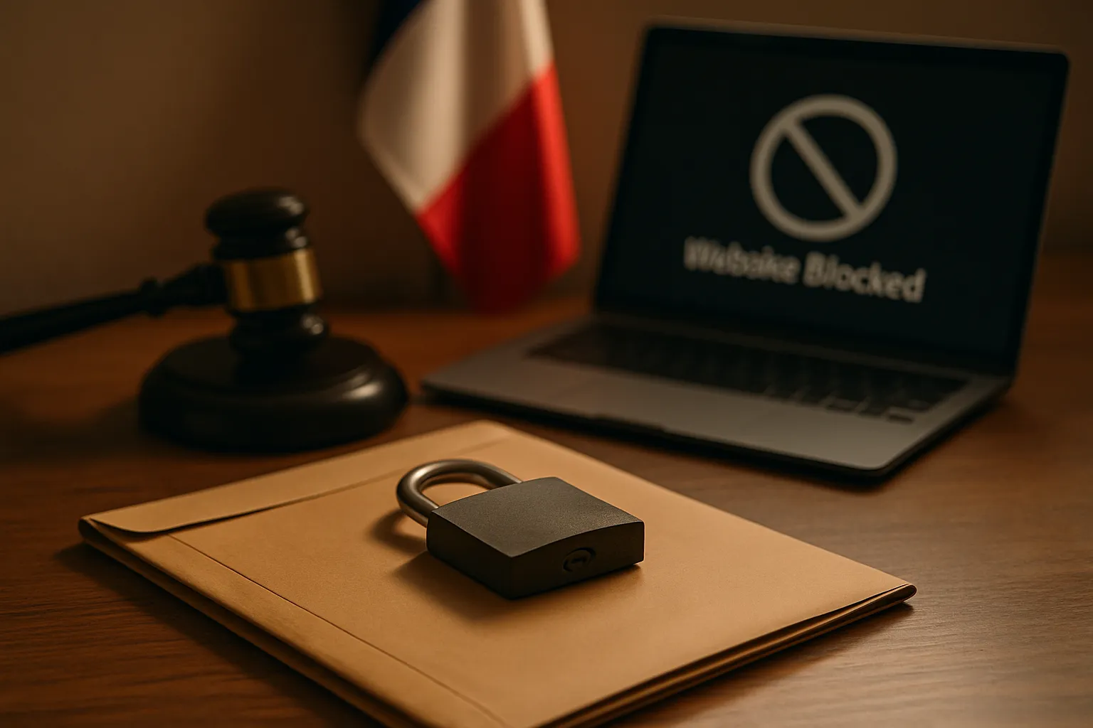 website blocking injunction france