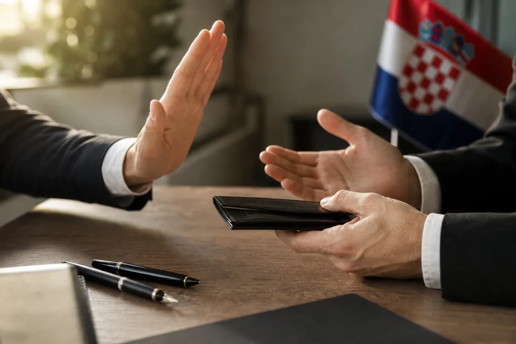 creditor options croatian counterparty stops paying