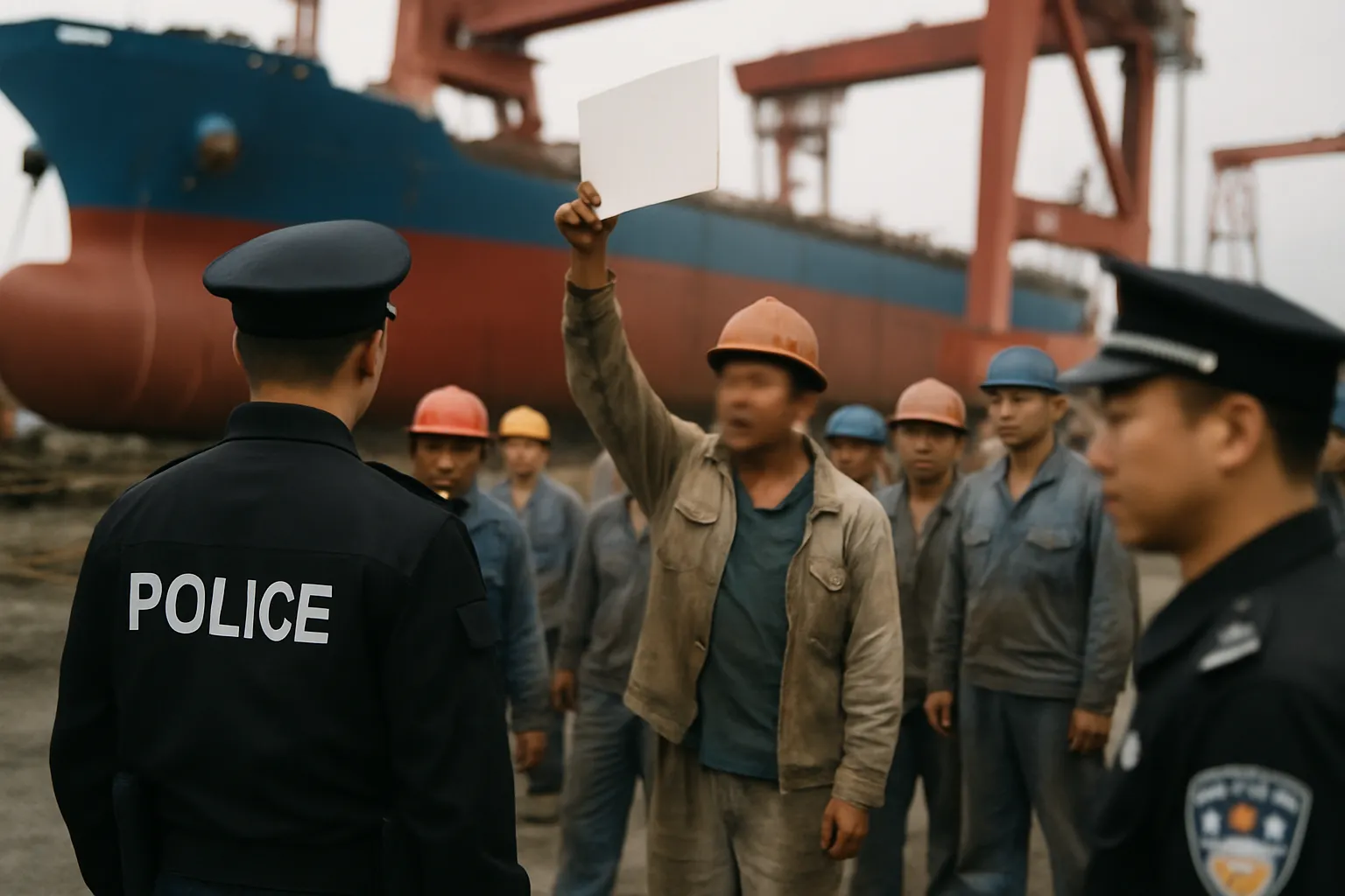 shipbuilding disputes china