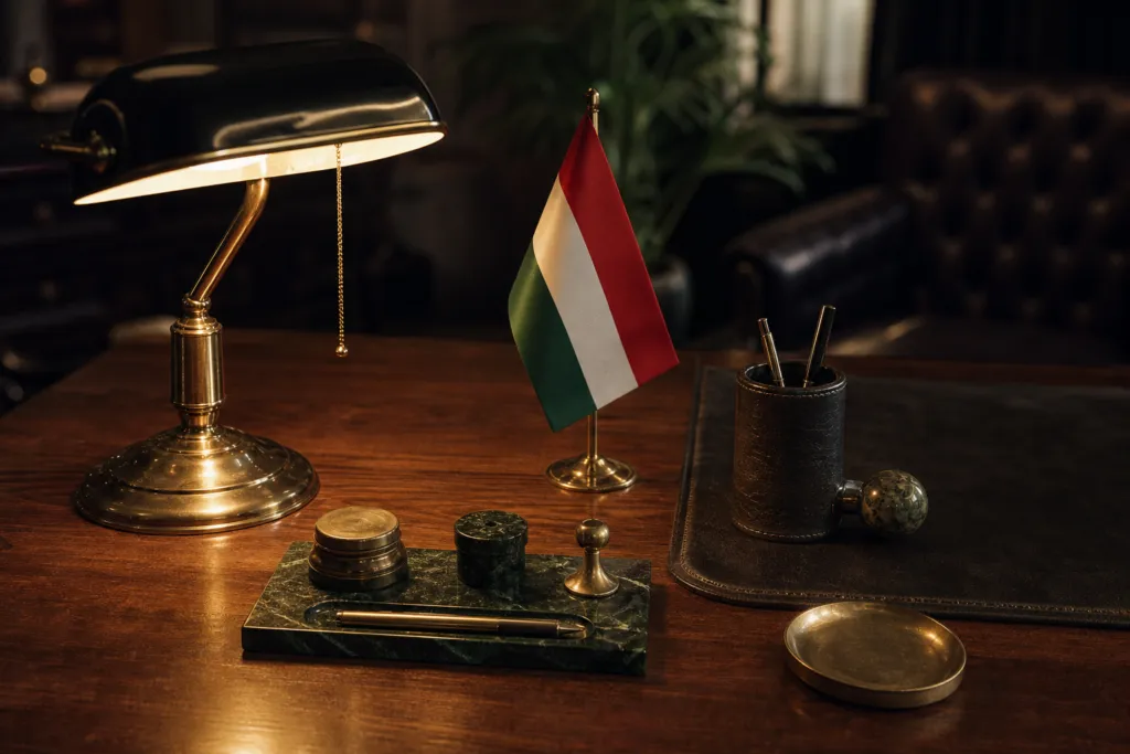 signing a contract hungary