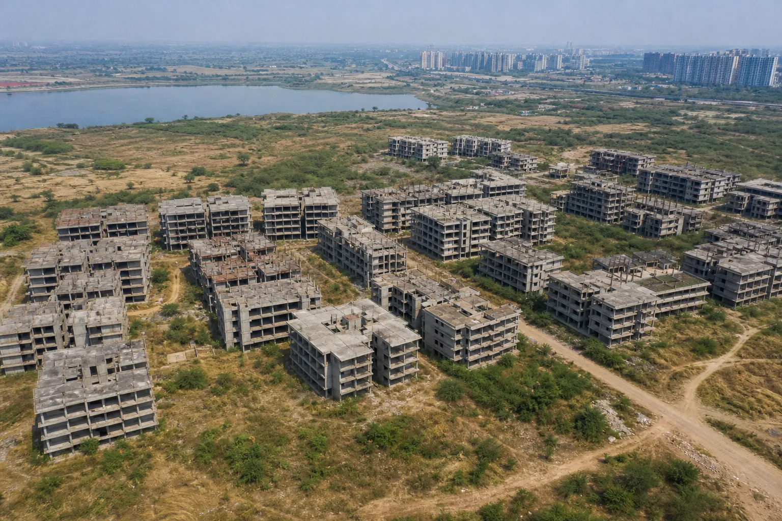 stalled real estate projects india