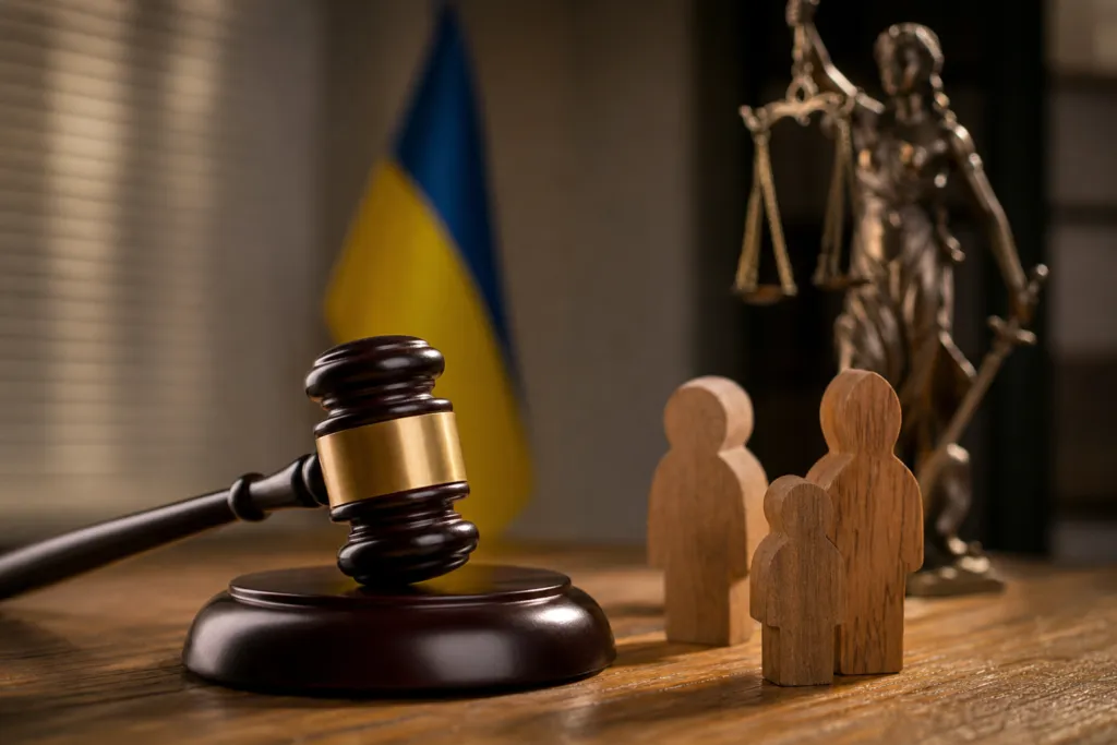 start contested child custody case ukraine