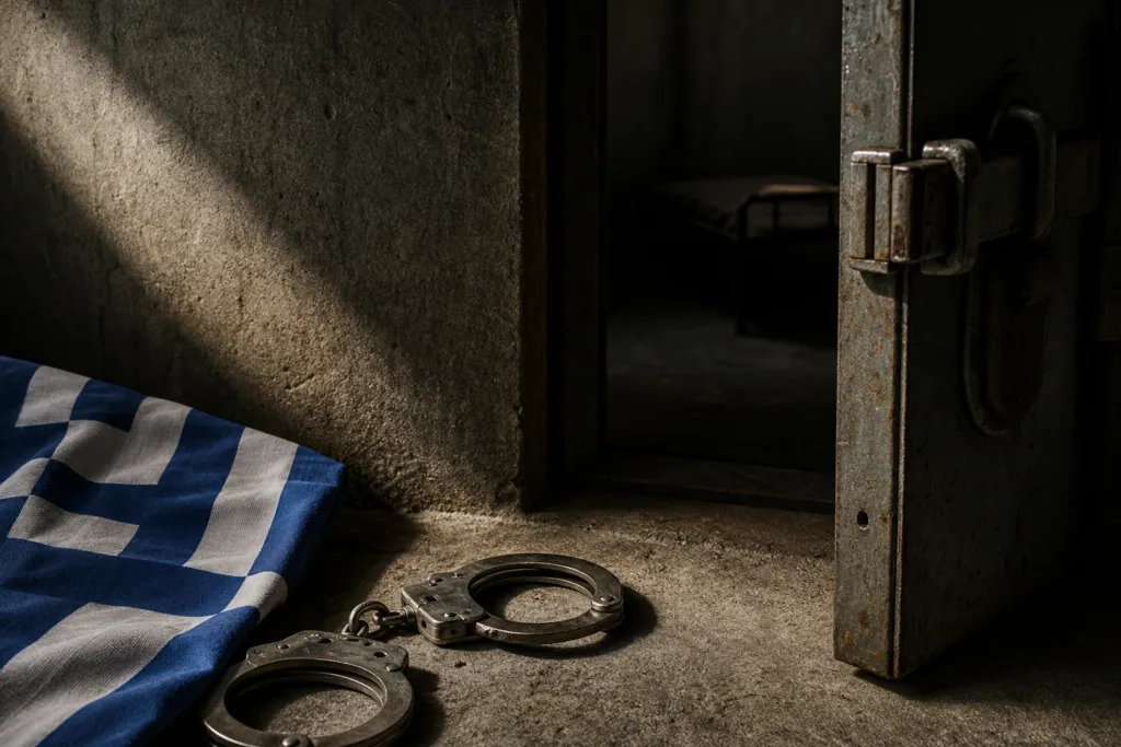 bunker arrest greece